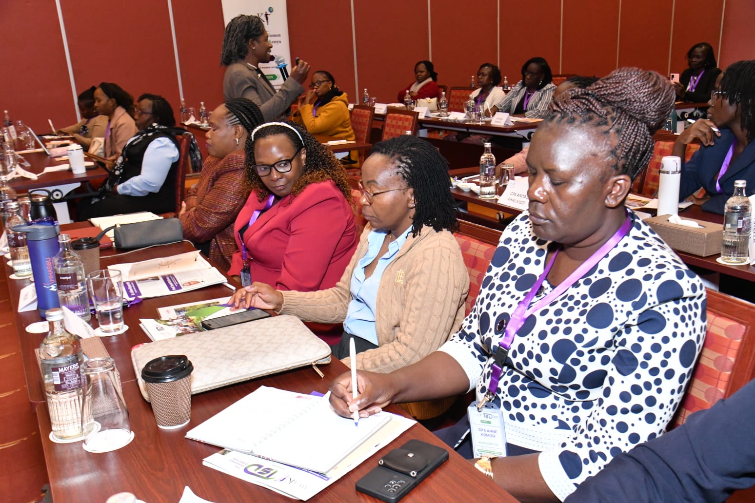 Delegates engaged in an AWAK PFM session